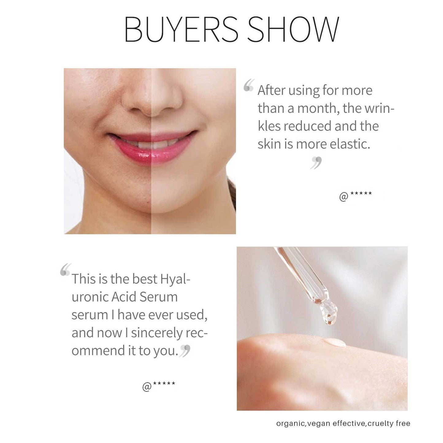 Hyaluronic acid serum