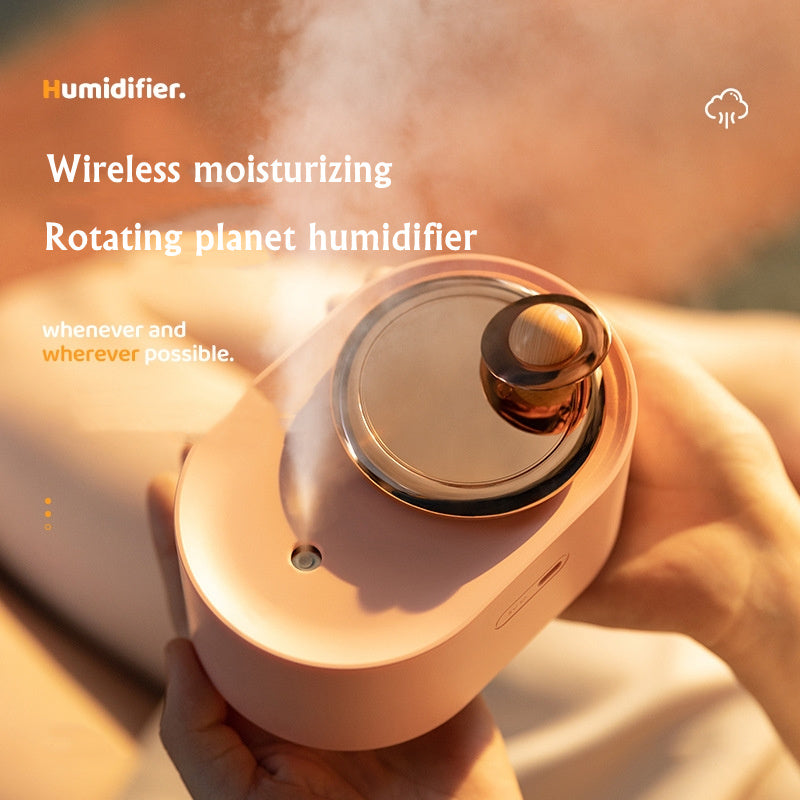 wireless rotating planet humidifier