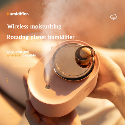 wireless rotating planet humidifier